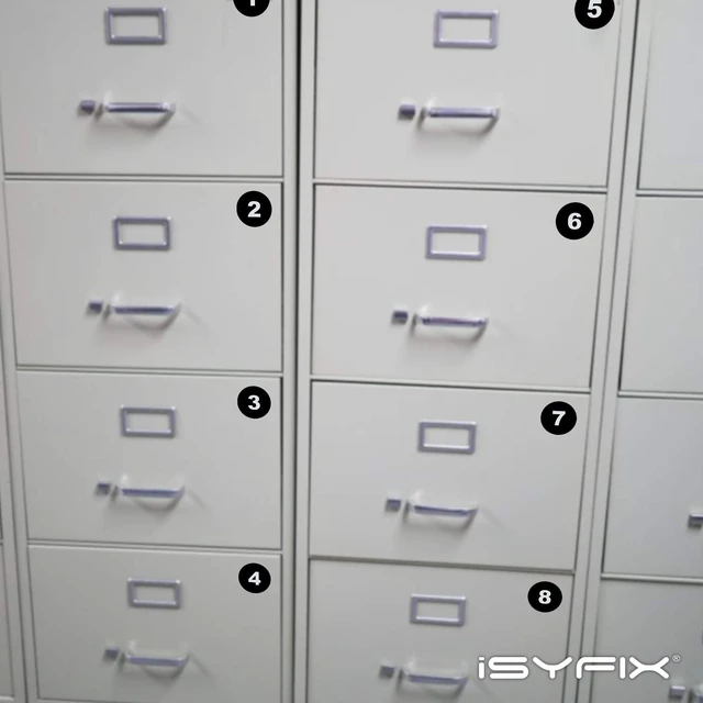 Alt view image 2 of 6 - iSYFIX Consecutive Number Stickers 1 to 50, 1.5Inch, Black, 1 Set