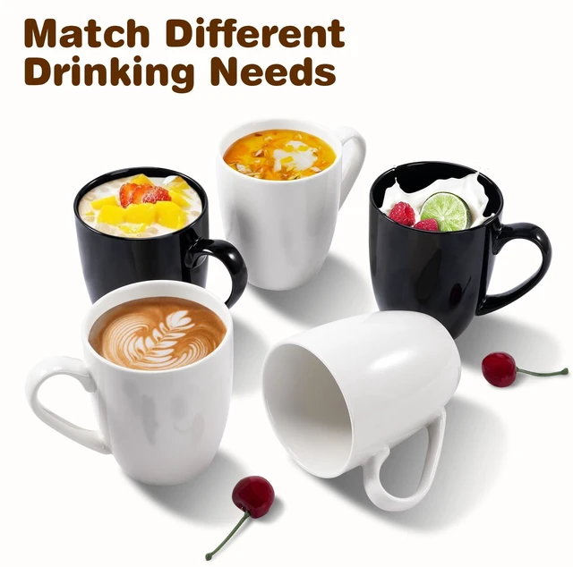 Alt view image 2 of 7 - Urbanstrive Large Ceramic Coffee Mug 16oz 475ml Tea Cups White Gift