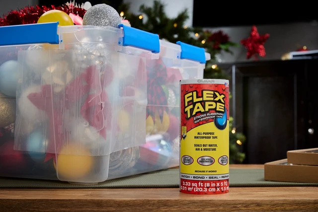 Alt view image 5 of 5 - Flex Tape Rubberized Waterproof Tape, 8in x 5ft, Clear