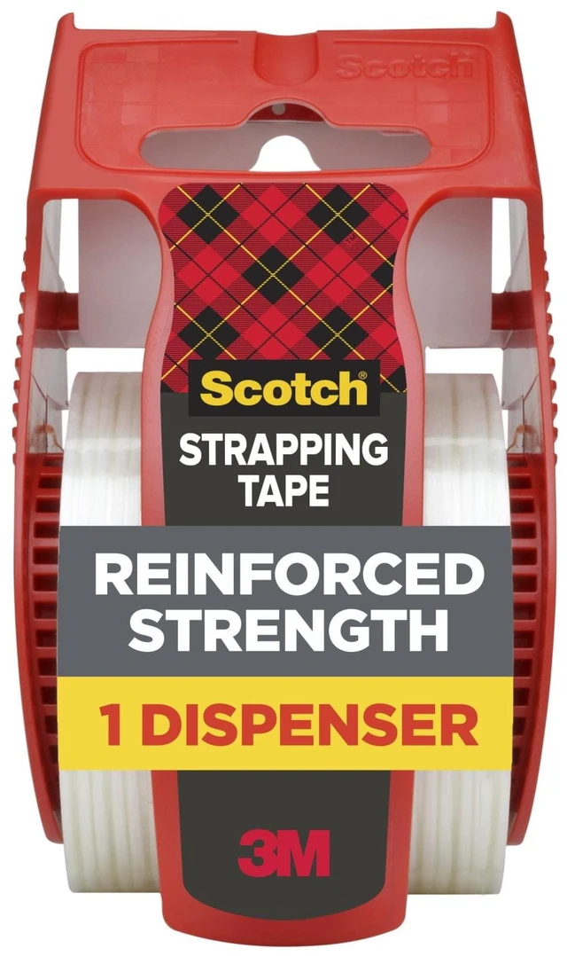 Main image of Scotch Reinforced Strength Strapping Tape 1.88IN x 15YD Clear 1 Roll