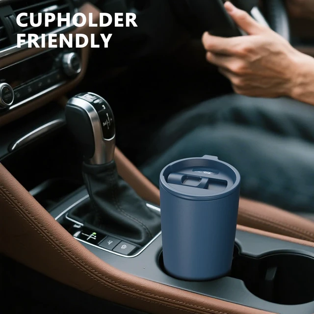 Alt view image 3 of 6 - TILUCK 20oz Insulated Coffee Tumbler with BPA-Free Lid