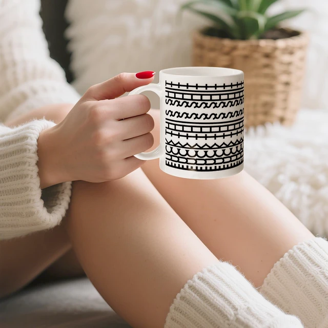 Alt view image 6 of 6 - Hidden Message Ceramic Coffee Mug, Funny Gag Gift for Men Women, White Elephant Office Prank for Coworkers Coffee Lover