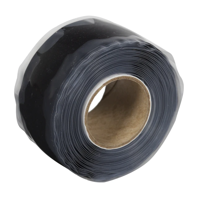 Alt view image 3 of 5 - Duck Brand Wrap-Fix Self-Fusing Repair Tape, 1in. x 10ft. x 20mil., Black