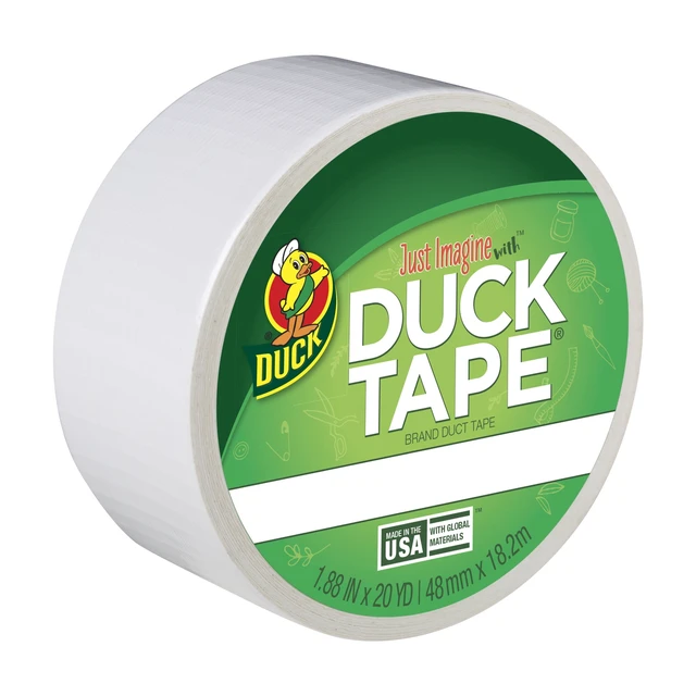 Alt view image 2 of 5 - 3 Pack Duck Tape Duct Tape, 1.88 in x 20 yd, White