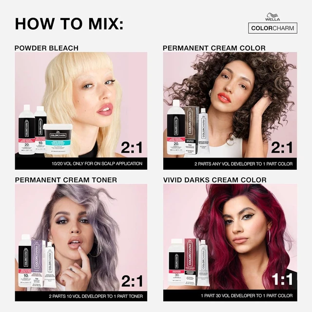Alt view image 6 of 7 - COLORCHARM Cream Hair Color Developers for Activating and Highlighting