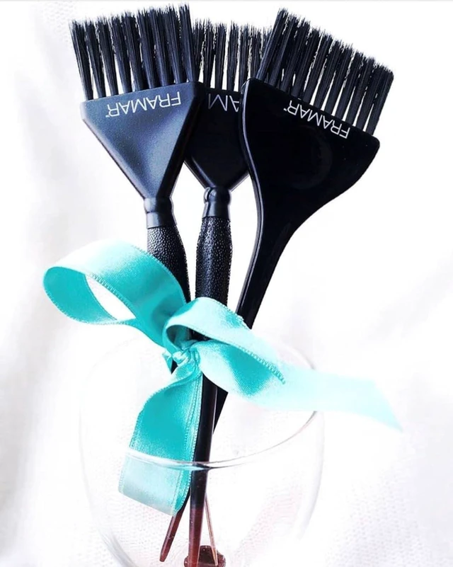 Alt view image 2 of 4 - Framar Family Hair Color Brush Set, 3-Pack, Black