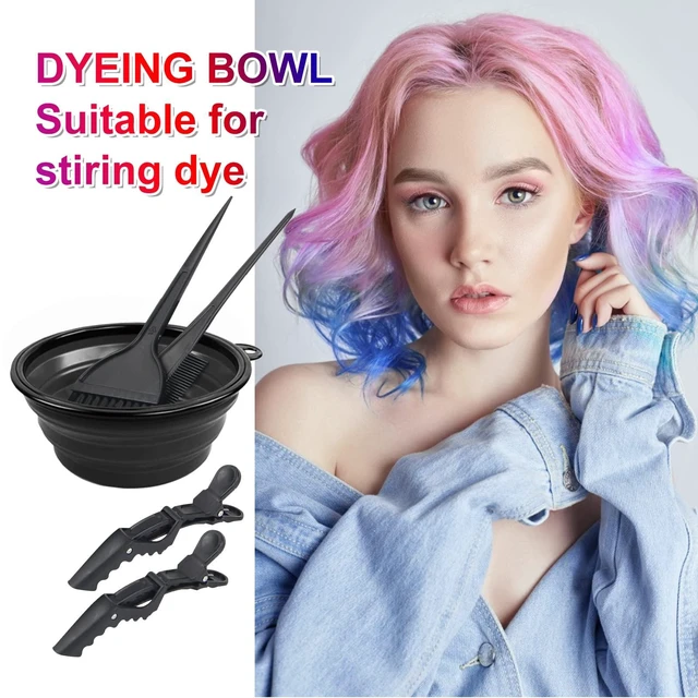 Alt view image 3 of 7 - Yexixsr 5Pcs Hair Bleach Kit with Dye Brush, Color Bowl, Hair Clips