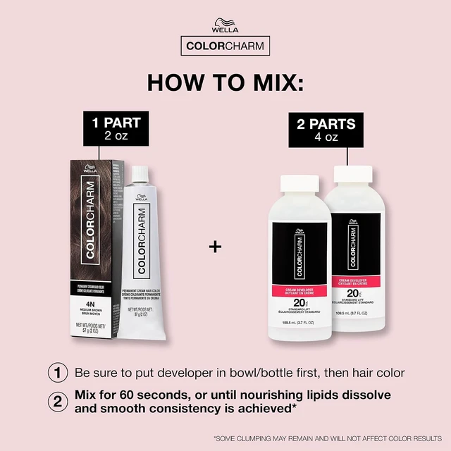 Alt view image 2 of 6 - COLORCHARM Permanent Cream Hair Dye - Darkest Colors, 100% Gray Coverage