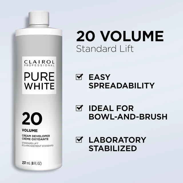 Alt view image 2 of 6 - Clairol Professional Pure White 20 Volume Hair Developers