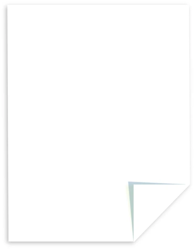 Alt view image 4 of 4 - Astrobrights/Neenah Bright White Cardstock, 8.5x11in, 65lb, 75 Sheets