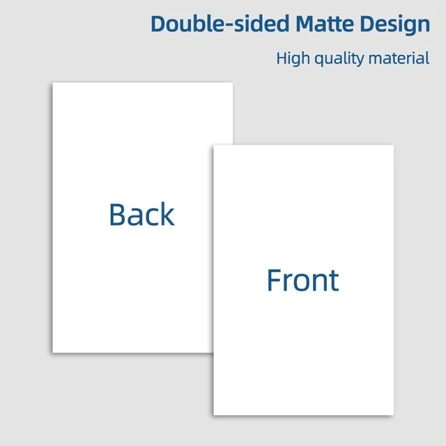 Alt view image 5 of 7 - 100 Pack 4x6 White Cardstock Paper, 92lb/250GSM Thick Index Card