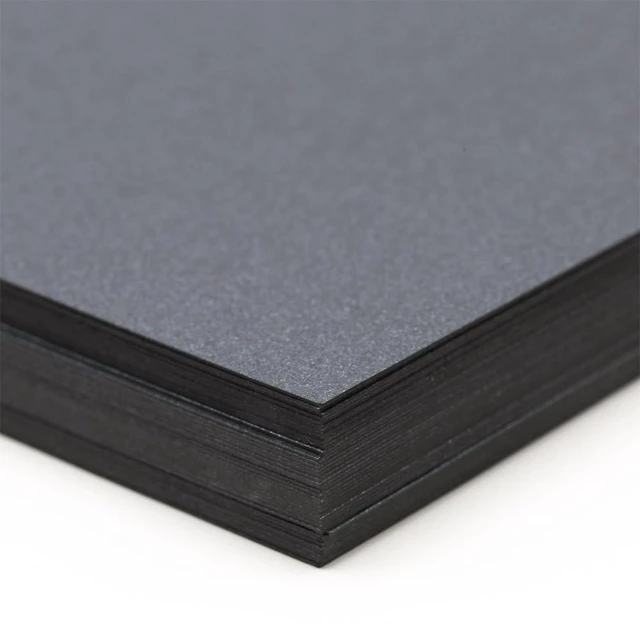 Alt view image 7 of 7 - Black Cardstock Paper 30 Sheets 8.5 x 11 92lb/250gsm