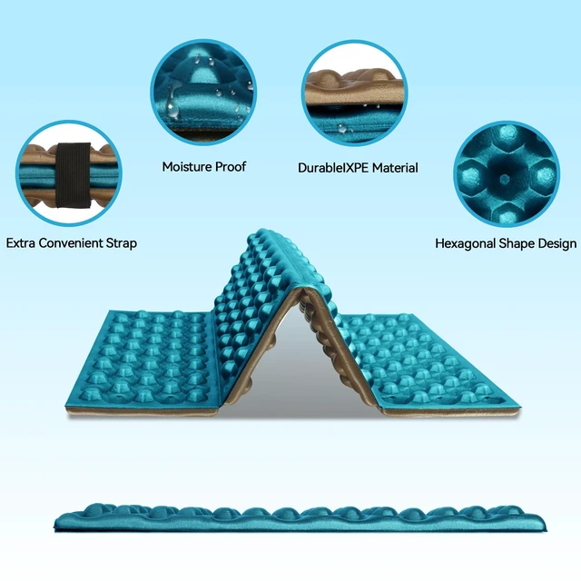 Alt view image 4 of 7 - Foldable Waterproof IXPE Foam Seat Pad for Camping, Hiking, Picnic, Stadium, Backpacking and Bleachers