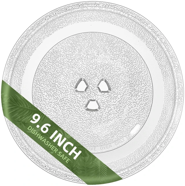 Main image of 6 Inch Microwave Plate Replacement Compatible with Panasonic Microwave Glass Plate F06016D00XN, for Nostalgia 0.7 cu.ft. 700W Retro Microwave
