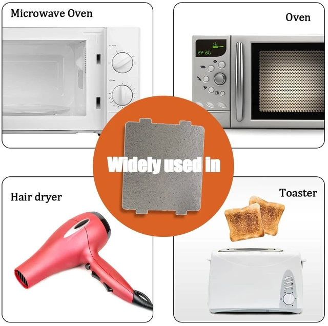 Alt view image 3 of 7 - 5 Pcs Universal Mica Sheet Waveguide Cover for Microwave Oven