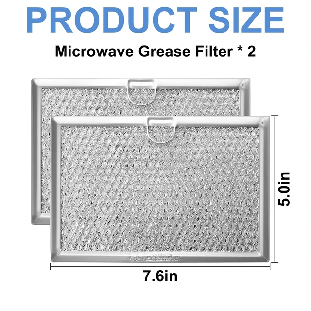 Alt view image 3 of 6 - 5304517871 WB06X10608 5304464105 5304509444 Microwave Vent Filter