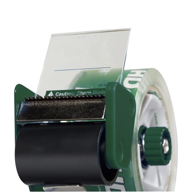 Alt view image 2 of 5 - HD Clear Packing Tape 1.88in. x 50yd. with Foam Handle Tape Dispenser by Duck Brand