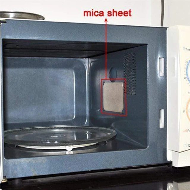 Alt view image 2 of 6 - 4 Pcs Waveguide Cover Mica Sheet for Microwave 13x13cm