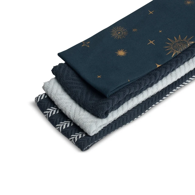 Alt view image 2 of 5 - Thyme & Table Kitchen Towels Celestial 4-Pack Set