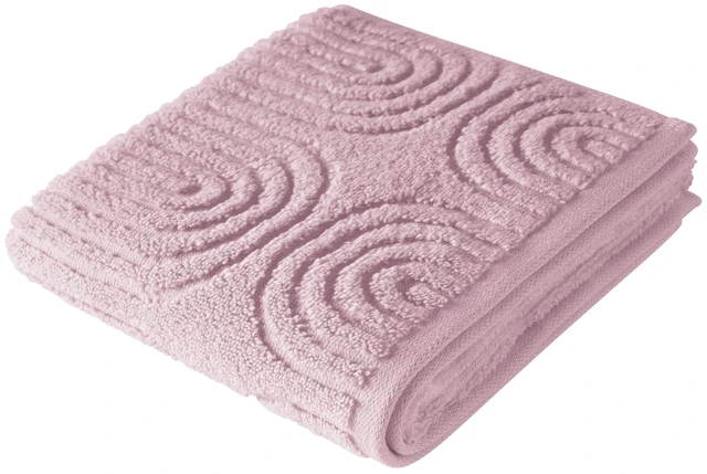 Alt view image 7 of 7 - Beautiful by Drew Barrymore Textured Hand Towel 100% Cotton Rose Pink