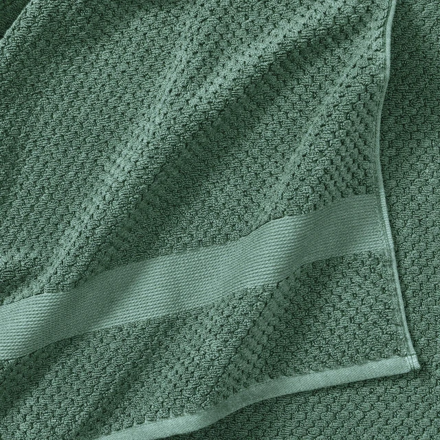 Alt view image 5 of 6 - Better Homes & Gardens 6-Pack Signature Soft Cotton Popcorn Textured Washcloth Bundle, Green