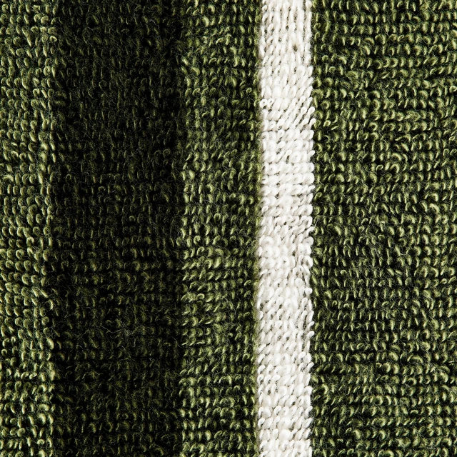 Alt view image 3 of 6 - Mainstays 6-Piece Cotton Striped Towel Set, Green