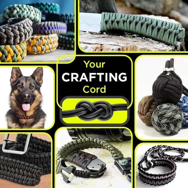 Alt view image 6 of 6 - 4mm 550lb Paracord Rope - Utility Camping Rope