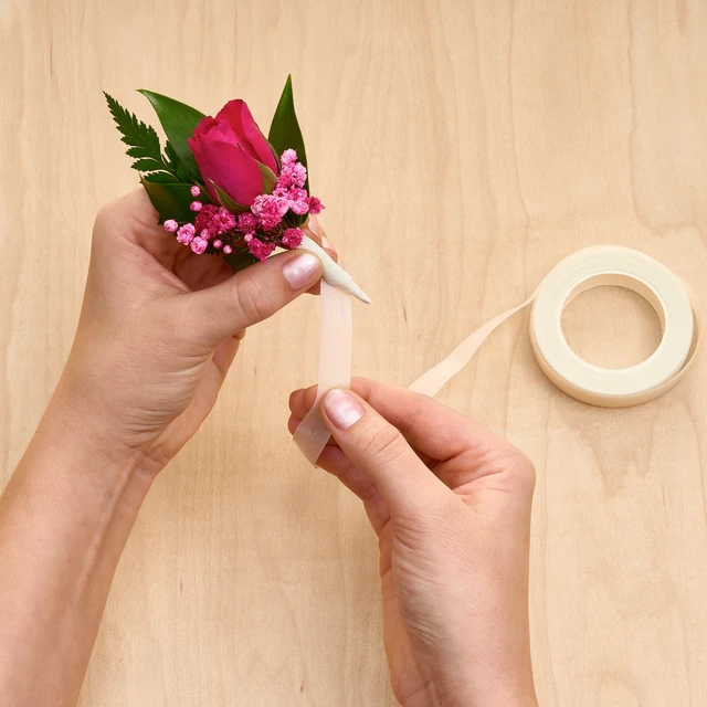Alt view image 6 of 7 - FloraCraft Floral Tape White Paper 0.5in x 60ft 1 Roll