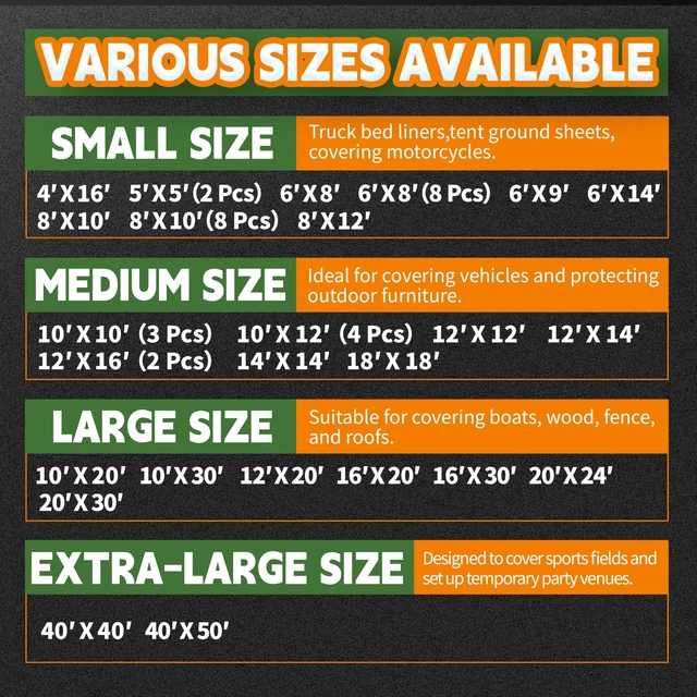 Alt view image 3 of 7 - RAINDEWAY 8x10 Feet 5 Mil Blue Waterproof Multipurpose Tarp