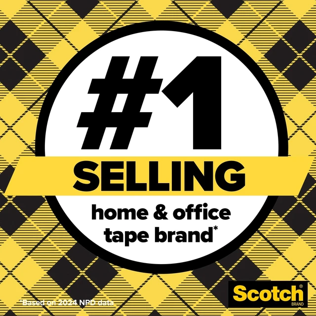 Alt view image 5 of 6 - Scotch Double Sided Tape Dispenser Roll, 1/2" x 450", 1 Dispenser