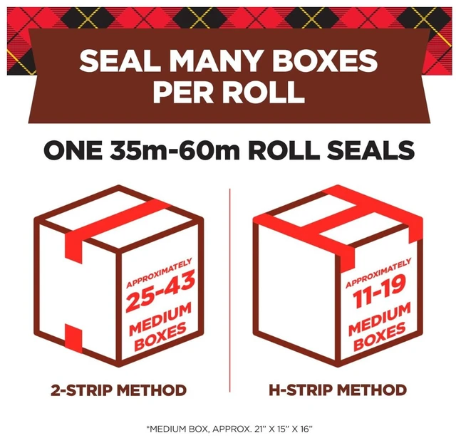 Alt view image 6 of 6 - Scotch Commercial Grade Packaging Tape, 1.88 in x 54.6 yds, 3" Core, Clear, 6 Rolls