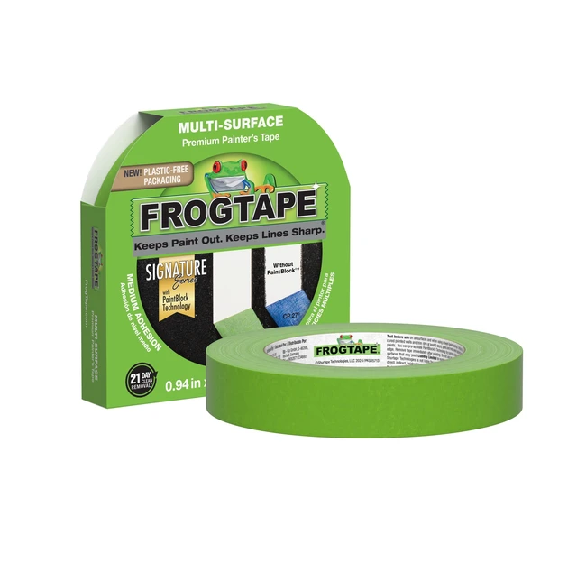 Alt view image 2 of 5 - FrogTape 0.94in x 60yd Green Multi-Surface Painter's Tape