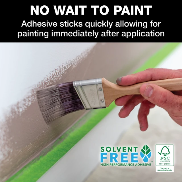 Alt view image 3 of 5 - FrogTape 0.94in x 60yd Green Multi-Surface Painter's Tape