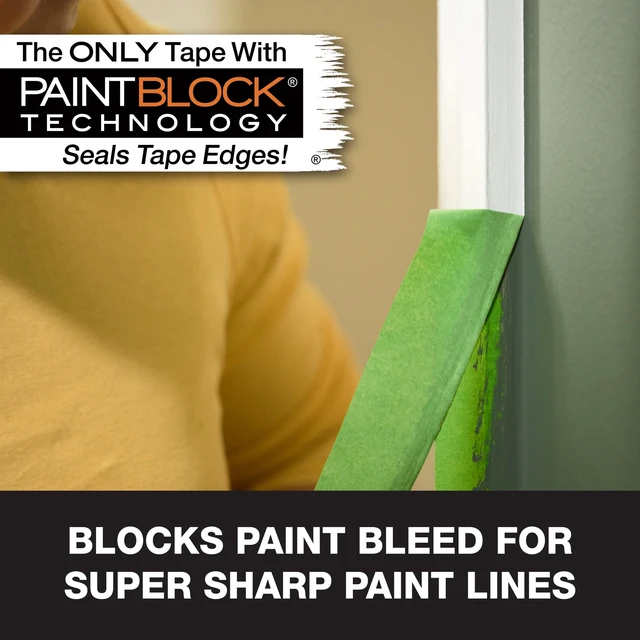 Alt view image 5 of 5 - FrogTape 0.94in x 60yd Green Multi-Surface Painter's Tape