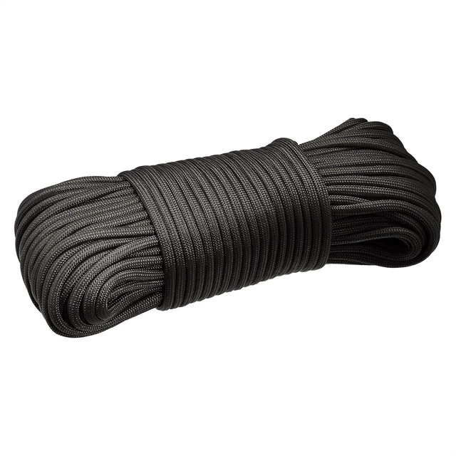 Alt view image 2 of 5 - Amazon Basics 550 Type III Paracord, 7-Strand Core, 5/32in x 100ft (4mm x 30m), Black