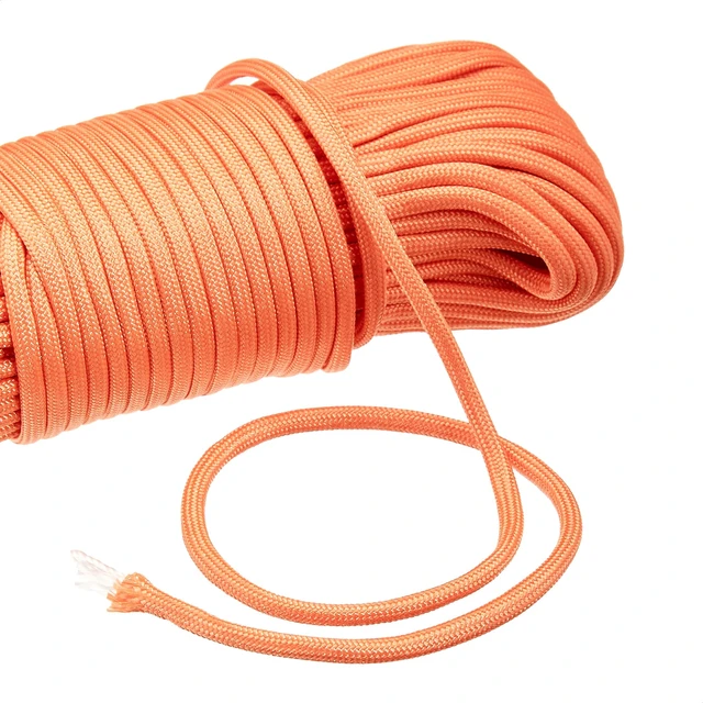 Alt view image 4 of 5 - Amazon Basics 550 Type III Paracord, 7-Strand Nylon Core, 5/32in x 100ft (4mm x 30.5m), Orange, for Hiking, Camping, Survival, DIY Crafts
