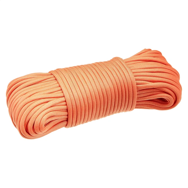 Alt view image 2 of 5 - Amazon Basics 550 Type III Paracord, 7-Strand Nylon Core, 5/32in x 100ft (4mm x 30.5m), Orange, for Hiking, Camping, Survival, DIY Crafts