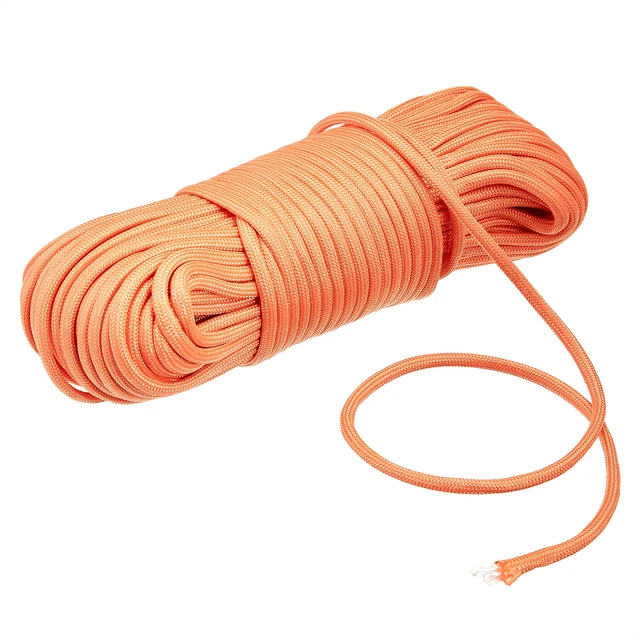 Alt view image 3 of 5 - Amazon Basics 550 Type III Paracord, 7-Strand Nylon Core, 5/32in x 100ft (4mm x 30.5m), Orange, for Hiking, Camping, Survival, DIY Crafts