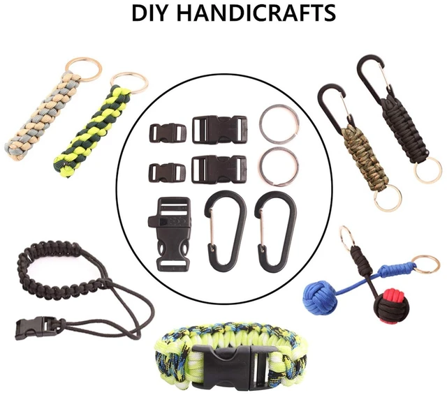 Alt view image 6 of 7 - Paracord 550 Bracelet Making Kit, 20ft Each Rope
