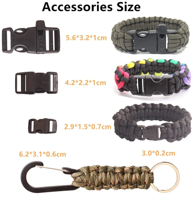 Alt view image 2 of 7 - Paracord 550 Bracelet Making Kit, 20ft Each Rope