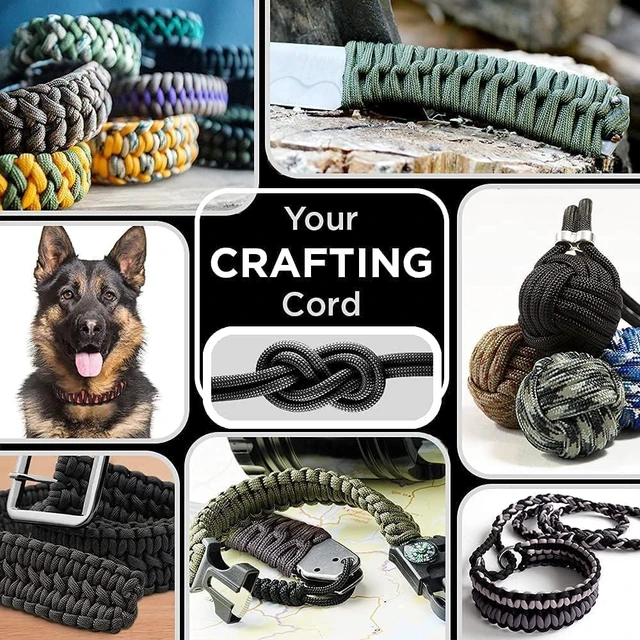 Alt view image 3 of 7 - 550lb 4mm Paracord Rope - Utility Camping Cord