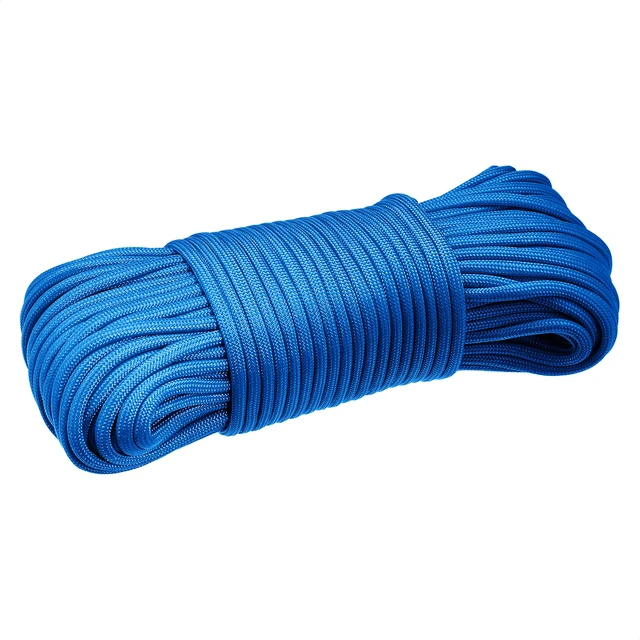 Alt view image 4 of 5 - Basics 550 Type III Paracord, 7-Strand Core, 5/32 in x 100 ft (4mm x 30m), High Strength for Hiking, Camping, Survival, DIY, Bracelets, Lanyards, Outdoor Utility, Blue