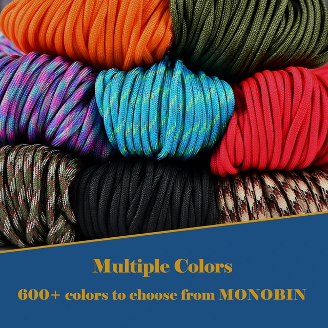 Alt view image 4 of 6 - Type III 550 Paracord Rope 5/32"x100' Outdoor Survival Cord