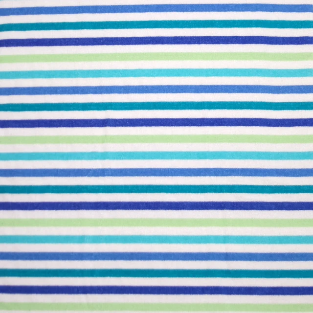 Alt view image 3 of 7 - Mainstays Everyday Yarn Dyed Cool Breton Stripe Cotton-Blend Velour Beach Towel, 30in x 60in, 2-Pack