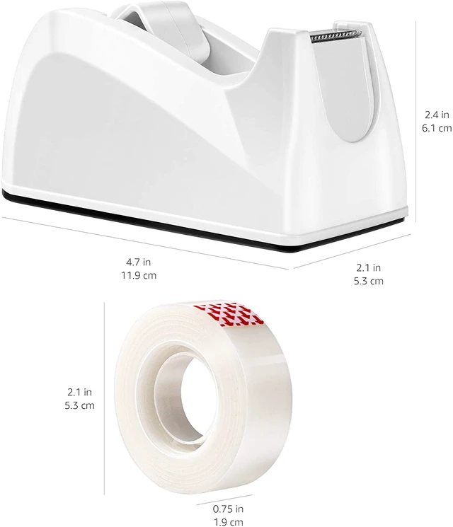 Alt view image 7 of 7 - Pen+Gear Invisible Tape with Dispenser 16-Count White Manual Tape Dispenser