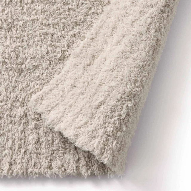 Alt view image 2 of 6 - Better Homes & Gardens Cozy Knit Throw Blanket, Beige, 50x72in