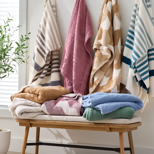 Alt view image 3 of 6 - Better Homes & Gardens Cozy Knit Throw Blanket, Beige, 50x72in