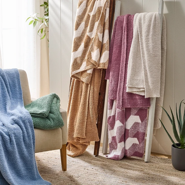 Alt view image 4 of 6 - Better Homes & Gardens Cozy Knit Throw Blanket, Beige, 50x72in