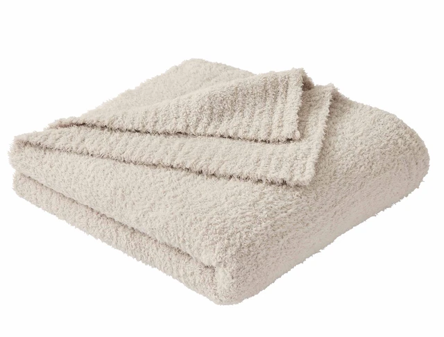 Alt view image 5 of 6 - Better Homes & Gardens Cozy Knit Throw Blanket, Beige, 50x72in