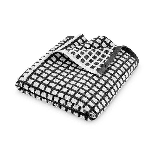 Alt view image 5 of 7 - Mainstays Performance Quick Dry Bath Towel Set, 4-Piece, Checkered Black